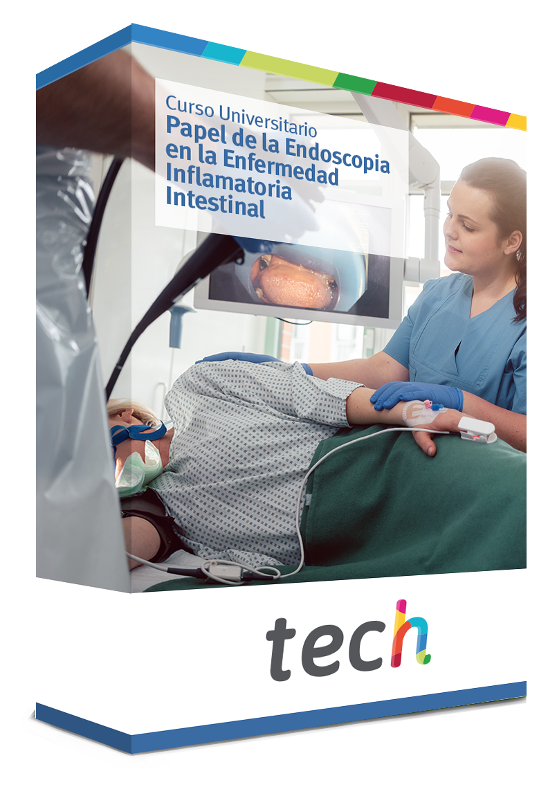 diplomado papel endoscopia enfermedad inflamatoria intestinal caja